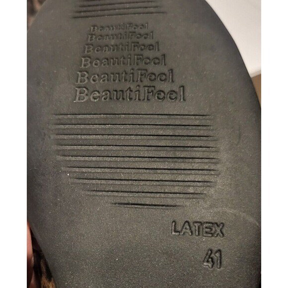 New Beautifeel 41 Leopard Animal Print Slip On Loafers Women's Soft Leather $400 - Picture 16 of 16